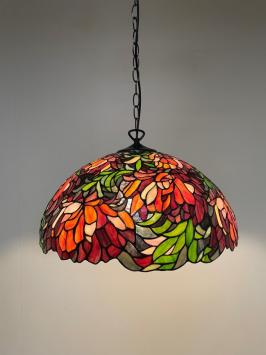 Tiffany hanglamp Peony 50 / 98 3 fittingen