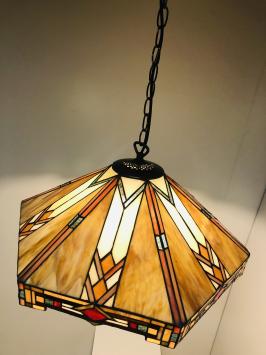 Tiffany hanglamp Wyber Angular 58  3 fittingen