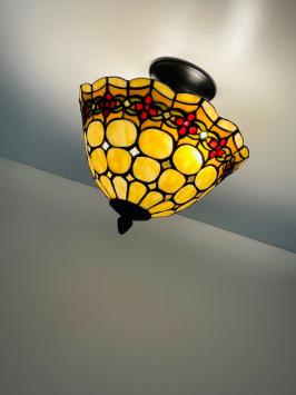 Tiffany plafondlamp Cherry 25-96