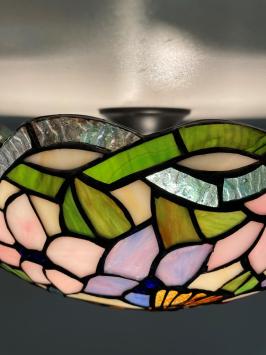 Tiffany plafondlamp 40cm Hummingbird