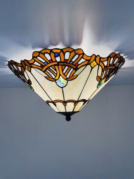 Tiffany plafondlamp 50cm Elba - 80