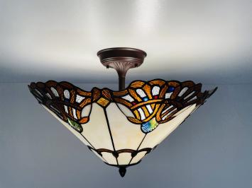 Tiffany plafondlamp 50cm Elba - Flow