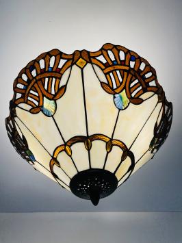 Tiffany plafondlamp 50cm Elba - Flow