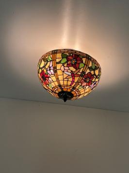 Tiffany plafondlamp Alabama 0 Flow