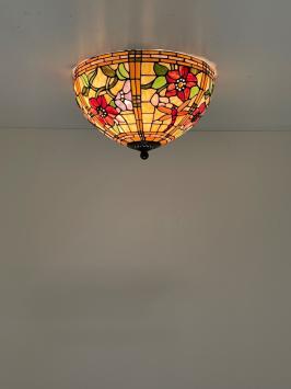 Tiffany plafondlamp Alabama 4080