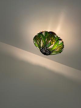 Tiffany plafondlamp Andorra 40 Flow