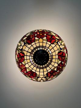 Tiffany plafondlamp Malta 40 Flow