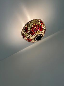 Tiffany plafondlamp Malta 40 Flow