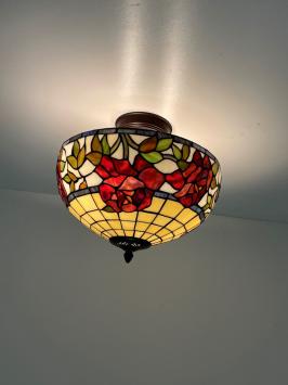 Tiffany plafondlamp Austria 40 Flow