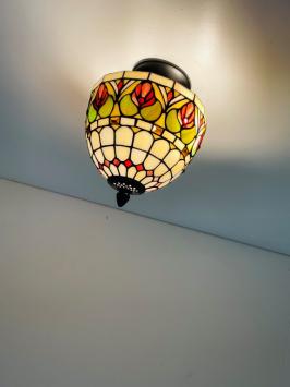 Tiffany plafondlamp Bari 20-96