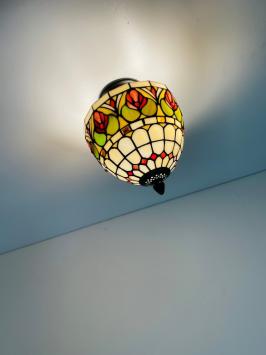 Tiffany plafondlamp Bari 20-96