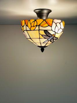 Tiffany plafondlamp Bolzano 25/96