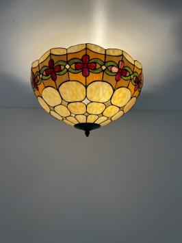 Tiffany plafondlamp Cherry 50 Flow