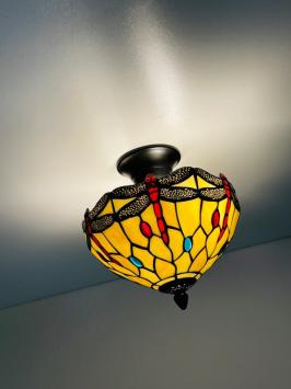 Tiffany plafondlamp Dragonfly 1034-  2596