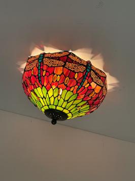 Tiffany plafondlamp Dragonfly 40 - 80 - 9201