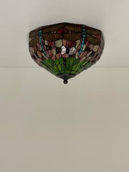 Tiffany plafondlamp Dragonfly 40 - 80 - 9201