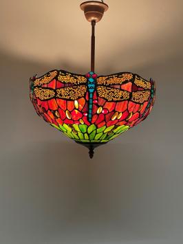 Tiffany plafondlamp Dragonfly 40 - C2  - 9201