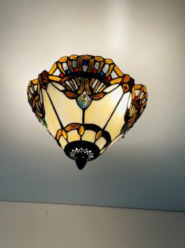 Tiffany plafondlamp Elba 25-96