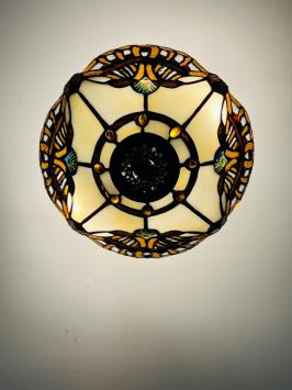 Tiffany plafondlamp Elba 25-96