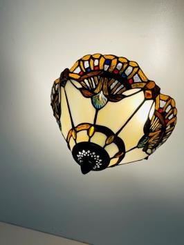 Tiffany plafondlamp Elba 25-96