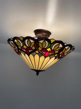 Tiffany plafondlamp France 52  Flow