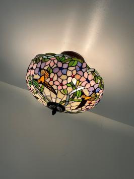 Tiffany plafondlamp Hummingbird  40 Flow