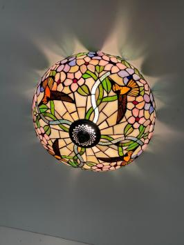 Tiffany plafondlamp Hummingbird 40 - 80