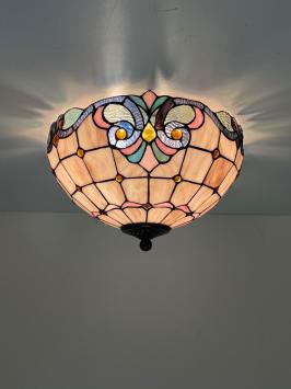 Tiffany plafondlamp Kingston 40-80