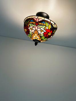 Tiffany plafondlamp Madeira 2596