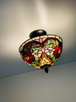 Tiffany plafondlamp Madeira 2596