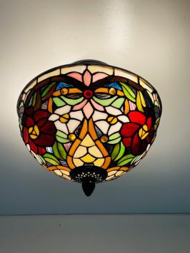 Tiffany plafondlamp Madeira 2596