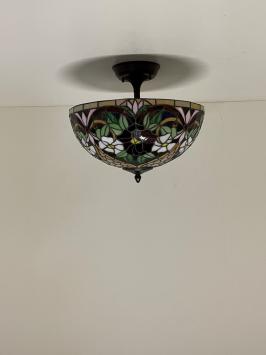 Tiffany plafondlamp Madeira 40/ Flow 