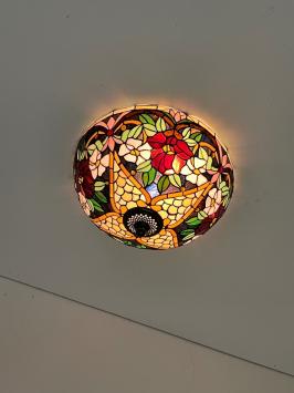 Tiffany plafondlamp Madeira 40-80