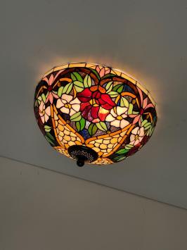 Tiffany plafondlamp Madeira 40-80