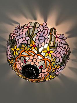 Tiffany plafondlamp Malaga - 80