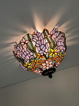 Tiffany plafondlamp Malaga - 80