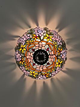 Tiffany plafondlamp Malaga - 80