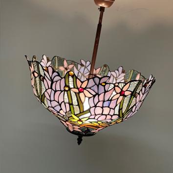 Tiffany plafondlamp Malaga - C2