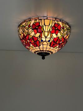 Tiffany plafondlamp Malta 40  80