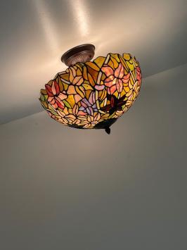 Tiffany plafondlamp Monaco 40 Flow 