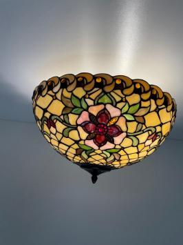 Tiffany plafondlamp Montana 50 Flow