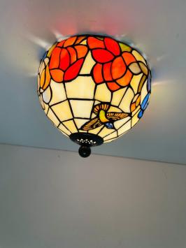 Tiffany Plafondlamp Ø25cm Bologna - 80