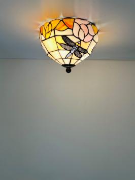 Tiffany Plafondlamp Ø25cm Bolzano - 80