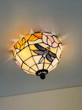 Tiffany Plafondlamp Ø25cm Bolzano - 80