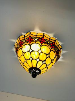 Tiffany Plafondlamp Ø25cm Cherry - 80