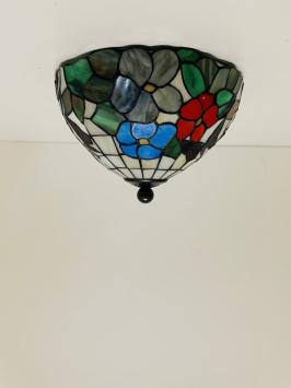 Tiffany Plafondlamp Ø25cm Papilio - 80