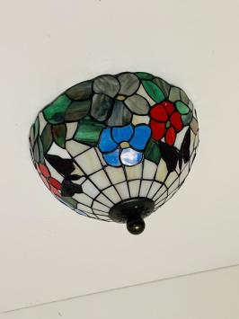 Tiffany Plafondlamp Ø25cm Papilio - 80