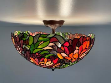 Tiffany plafondlamp Ø50cm Peony  Flow