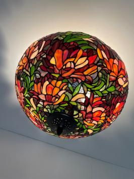 Tiffany plafondlamp Ø50cm Peony  Flow