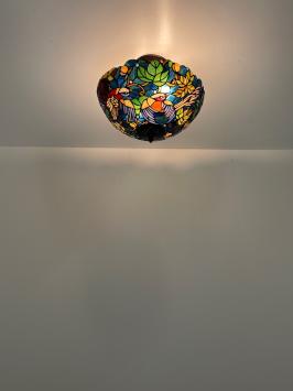 Tiffany plafondlamp Oslo 40 Flow 